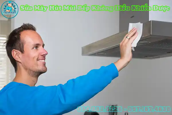 Máy hút mùi không vào điện