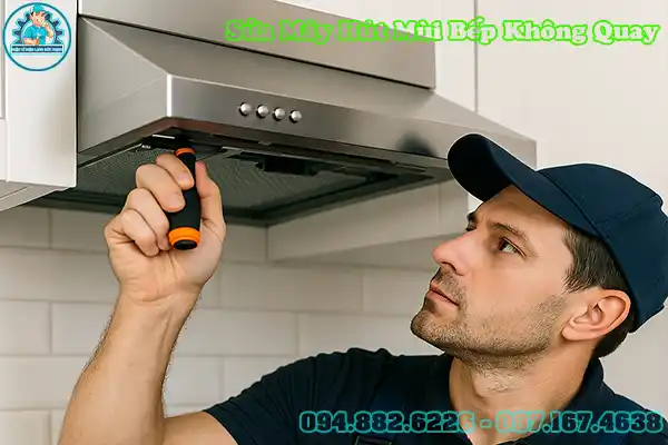 Sửa Quạt Hút Mùi Bếp Không Quay, Quay Chậm Uy Tín tại Hà Nội6