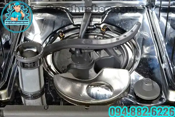 Lỗi F1 máy rửa bát Hafele