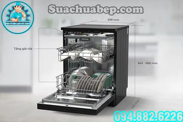 Lỗi E5 máy rửa bát Galanz