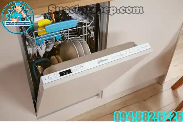 Máy rửa bát báo hình bông tuyết