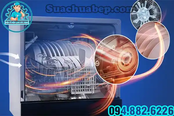 Máy rửa bát có chế độ sấy không
