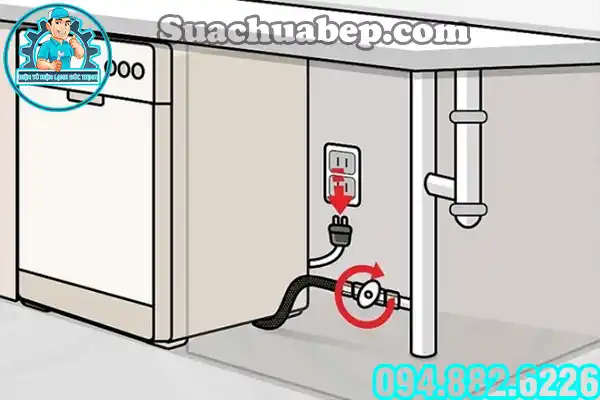 Lỗi FF máy rửa bát